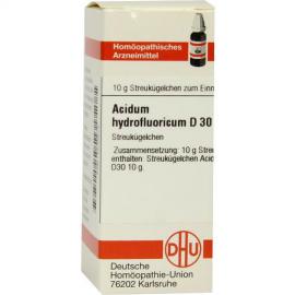 Acidum Hydrofluoricum D 30 Globuli