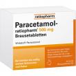 Paracetamol-Ratiopharm 500 mg Brausetabletten